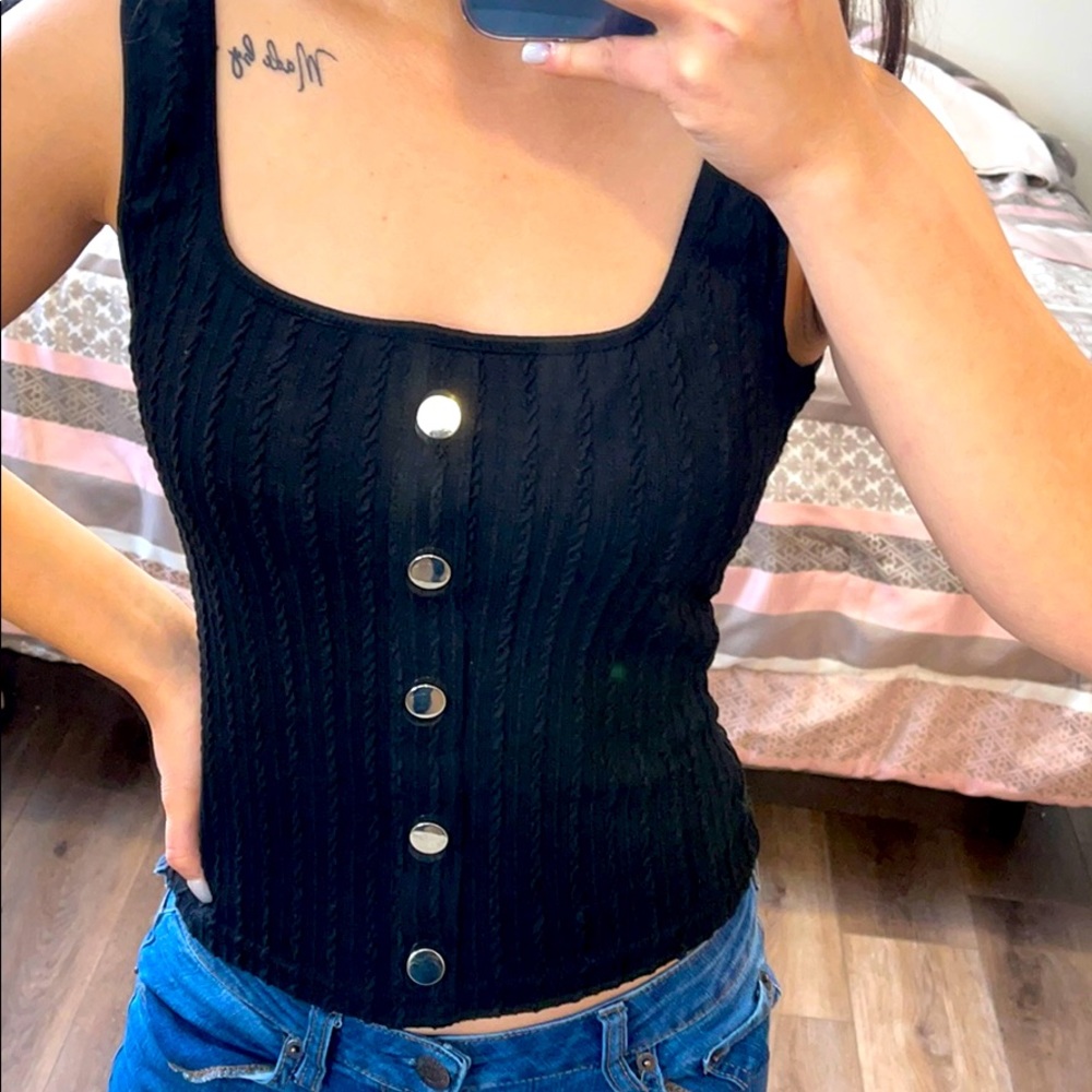 Shein cropped tank top